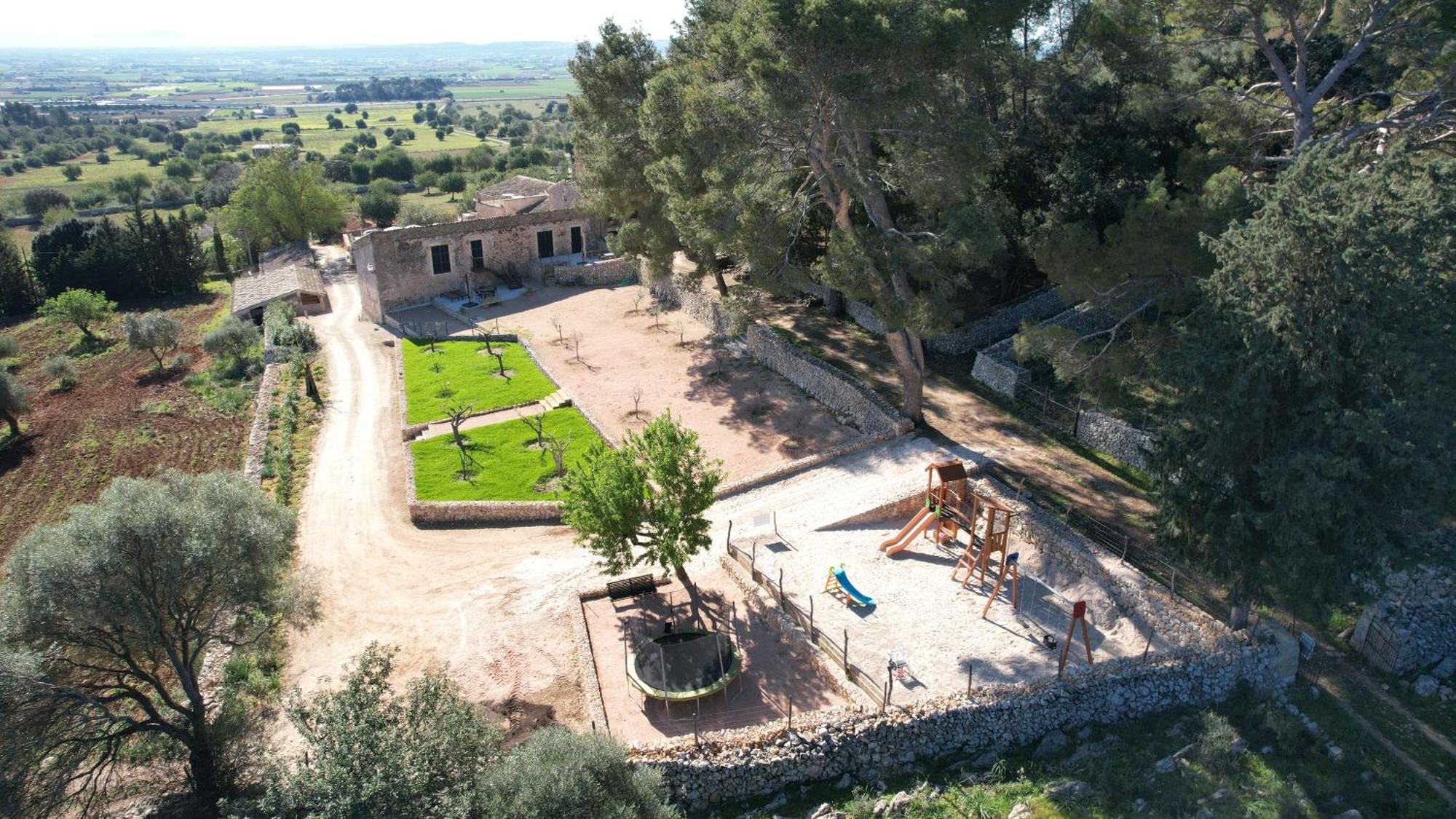 Finca Son Cladera Sa Pobla Bagian luar foto